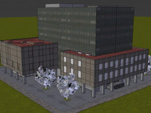 学校を建てる 3Dモデル