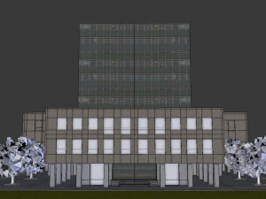 学校を建てる 3Dモデル