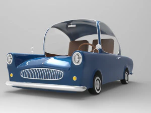卡通车 3D 模型