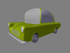cartoon car 3D 模型