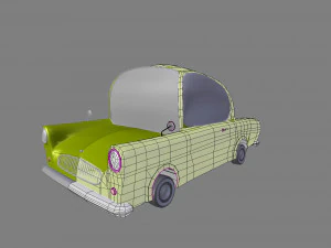 卡通车 3D 模型
