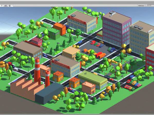 3d cartoon town pack model 3D Model