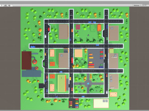 3d cartoon town pack model 3D Model