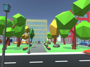 3d cartoon town pack model 3D Model