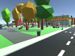 3d cartoon town pack model 3D Model