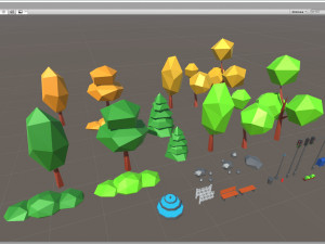 3d cartoon town pack model 3D Model