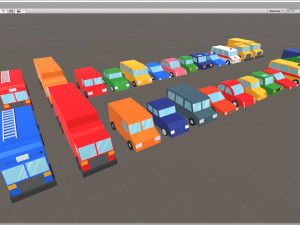 3d cartoon town pack model 3D Model