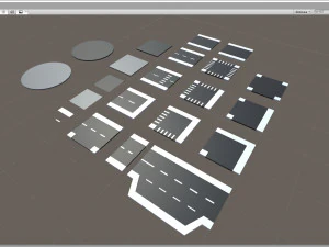 3d cartoon town pack model 3D Model