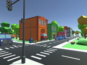 3d cartoon town pack model 3D Model