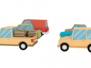 cartoon cars 3d 3D Model