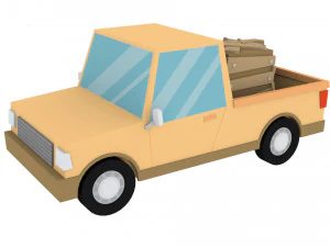 cartoon cars 3d 3D Model