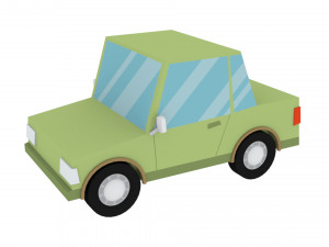 cartoon cars 3d 3D Model