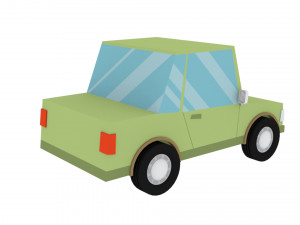 cartoon cars 3d 3D Model