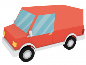 cartoon cars 3d 3D Model