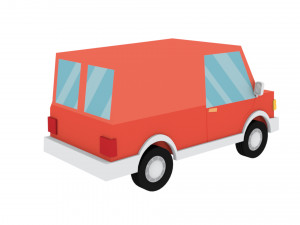 cartoon cars 3d 3D Model