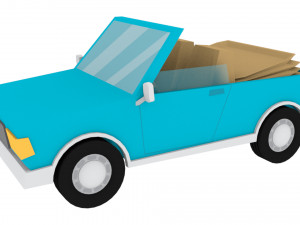 cartoon cars 3d 3D Model
