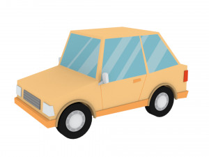 cartoon cars 3d 3D Model