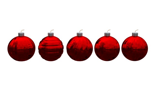 christmas bells 3D Model .c4d .max .obj .3ds .fbx .stl .blend 