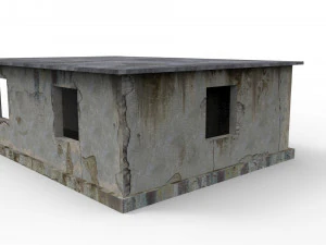 empty concrete buildings 3D Model
