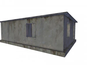 empty concrete buildings 3D Model