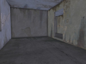 empty concrete buildings Model 3D