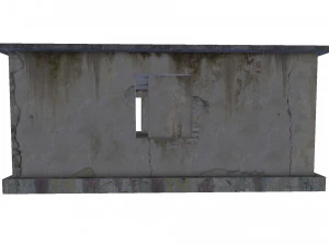 empty concrete buildings 3D Model