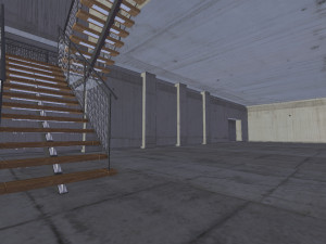 empty room Model 3D