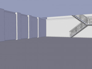 empty room Model 3D