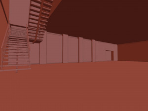 empty room Model 3D