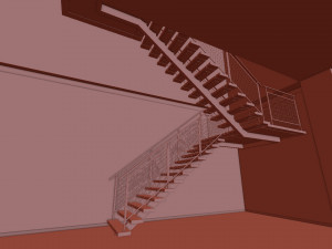 empty room Model 3D