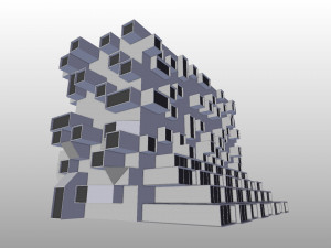 future building 002 3D Model