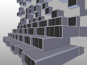 future building 002 3D Model