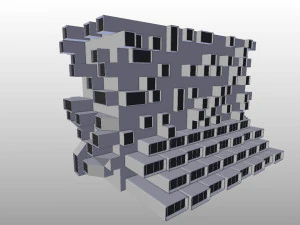 future building 002 3D Model