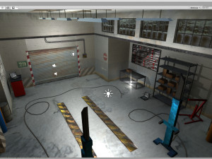 garage building unity 3D Model