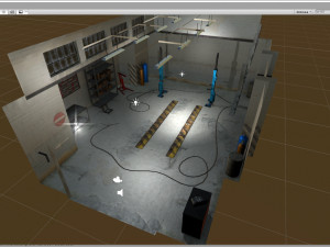 garage building unity 3D Model