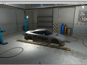 garage building unity 3D Model