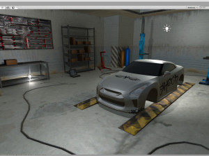 garage building unity 3D Model