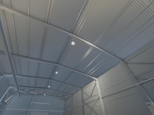 倉庫ホール 3Dモデル