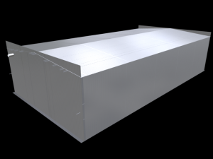 warehouse hall Modelo 3D