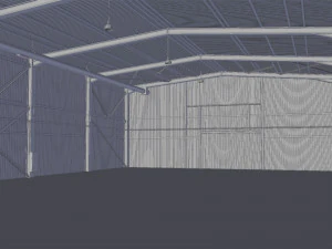 warehouse hall 3D Model