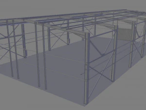 warehouse hall 3D Model