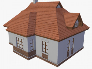 house 2 model Model 3D