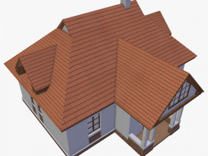 house 2 model Model 3D