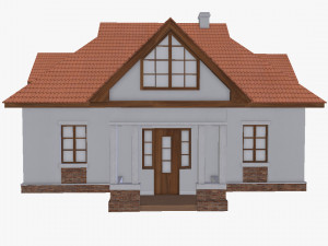 house 2 model Model 3D