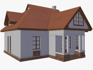 house 2 model Model 3D