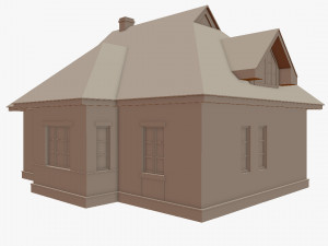 house 2 model Model 3D