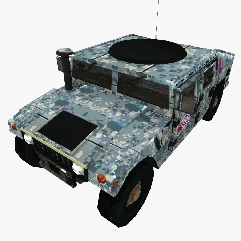 hummer hmmwv 3D Модель .c4d .max .obj .3ds .fbx .stl .blend