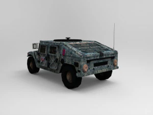 hummer hmmwv 3D Модель