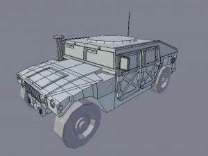 hummer hmmwv 3D Модель