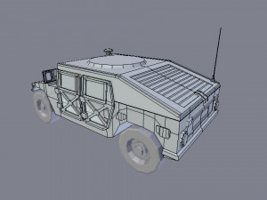 hummer hmmwv 3D Model